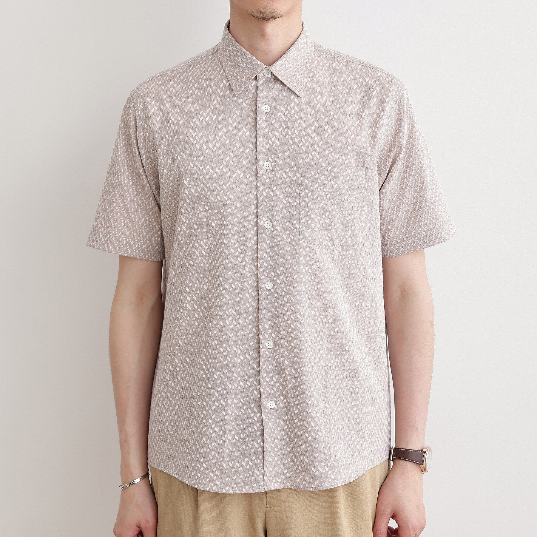 TAKEO KIKUCHI「【播州織り】ドビーストレッチシャツ」|シャツ・ブラウス|