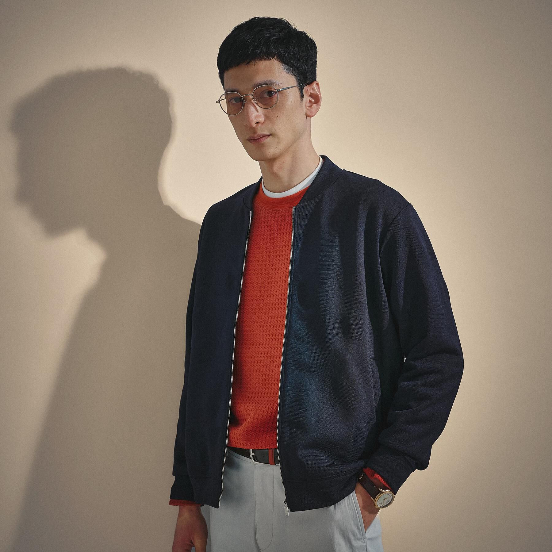 TAKEO KIKUCHI「スライドパズル ジャカード ブルゾン」|ブルゾン・スタジャン|