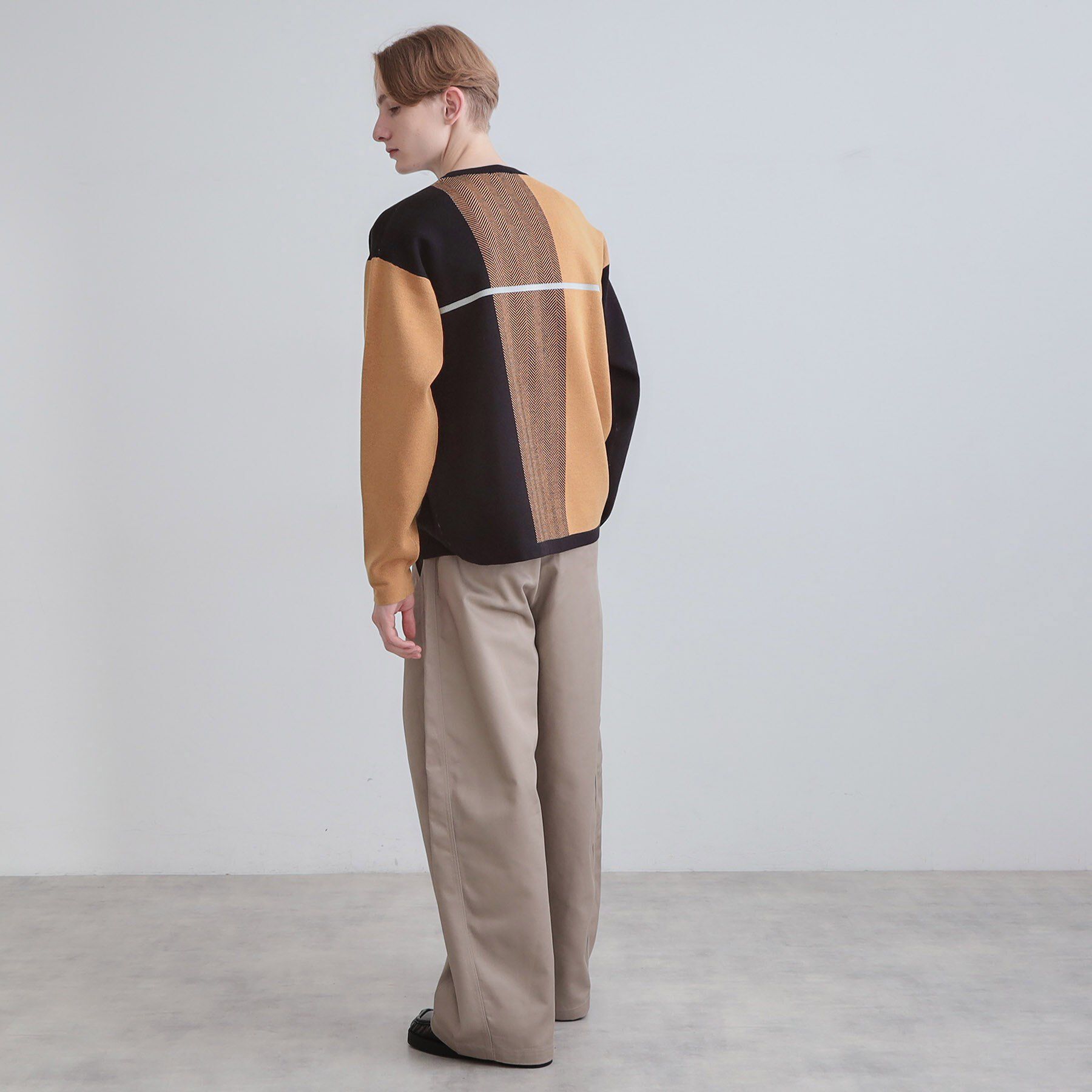 tk.TAKEO KIKUCHI「【洗える】クロスオーバーニット」|ニット・セーター|