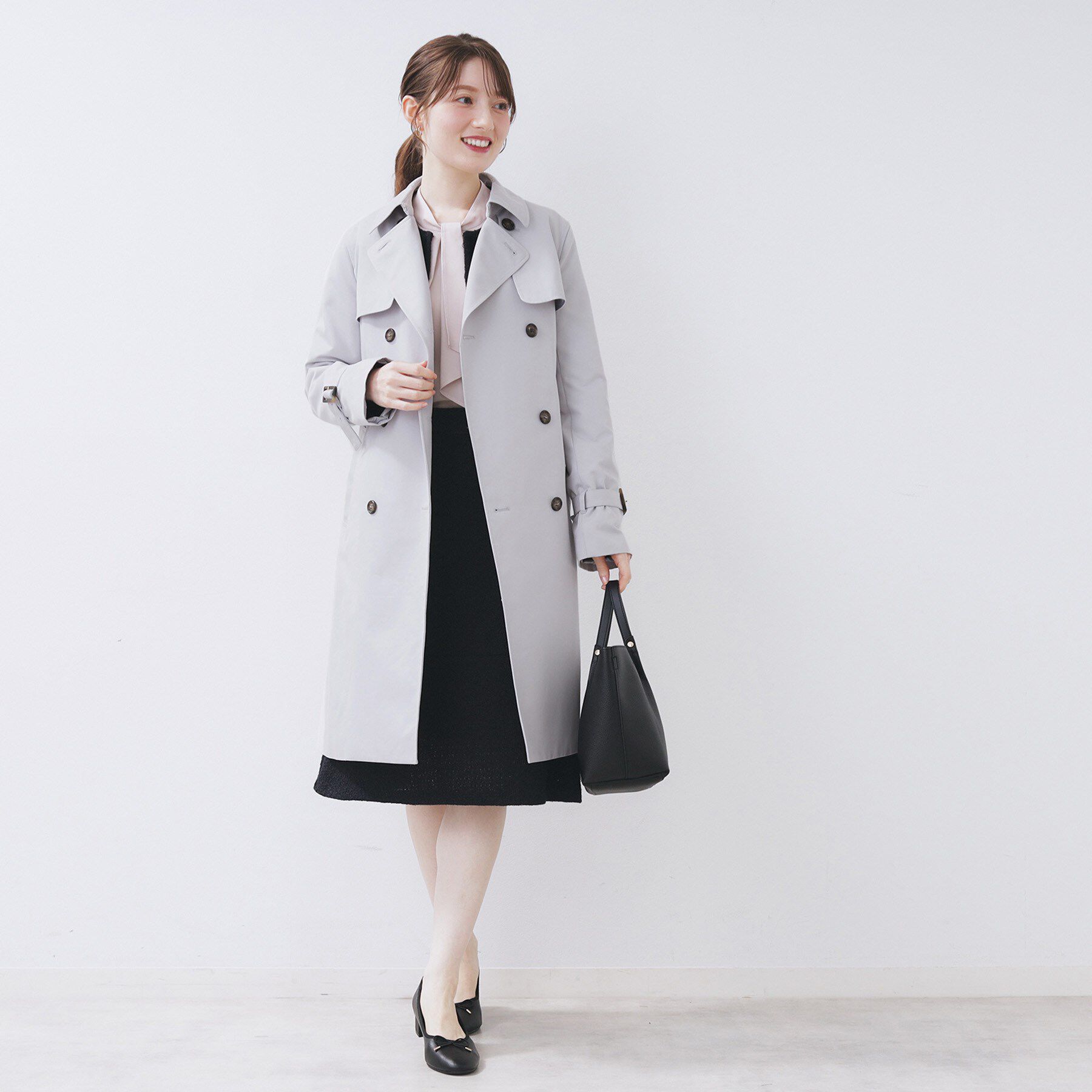 index「トレンチコート【洗濯機OK/撥水/花粉対応】《XS～3L》」|トレンチコート|