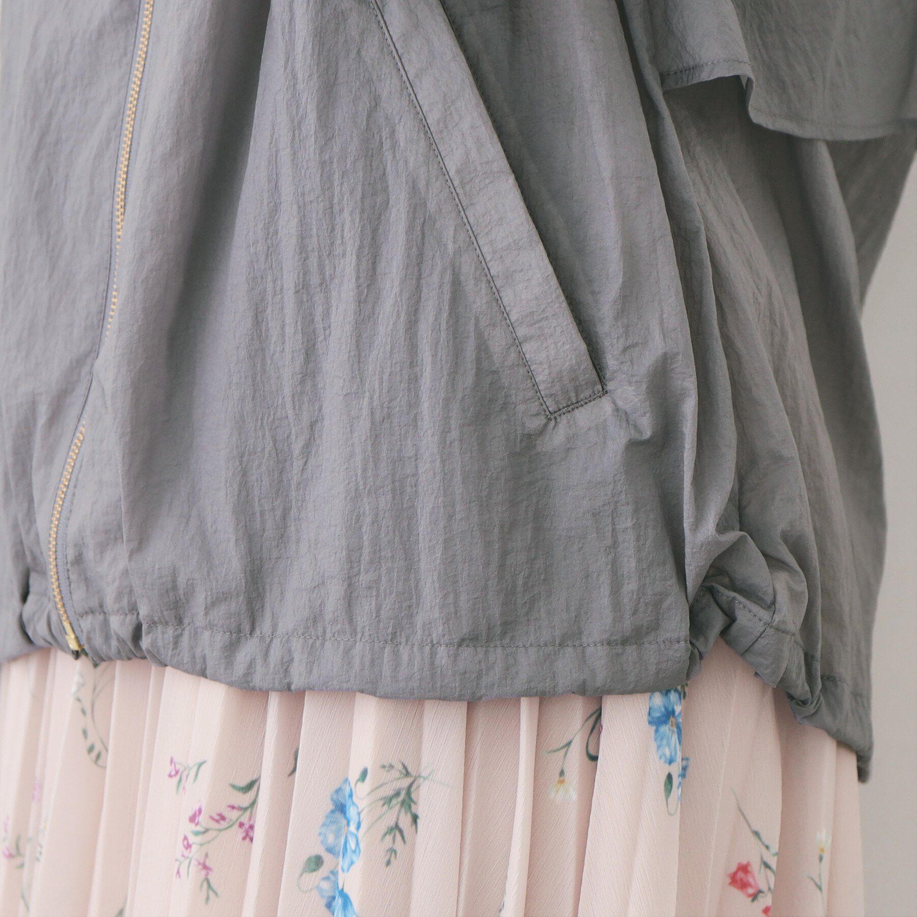 index「シアーフーディーブルゾン【撥水/洗濯機OK/イージーアイロン】」|ブルゾン・スタジャン|