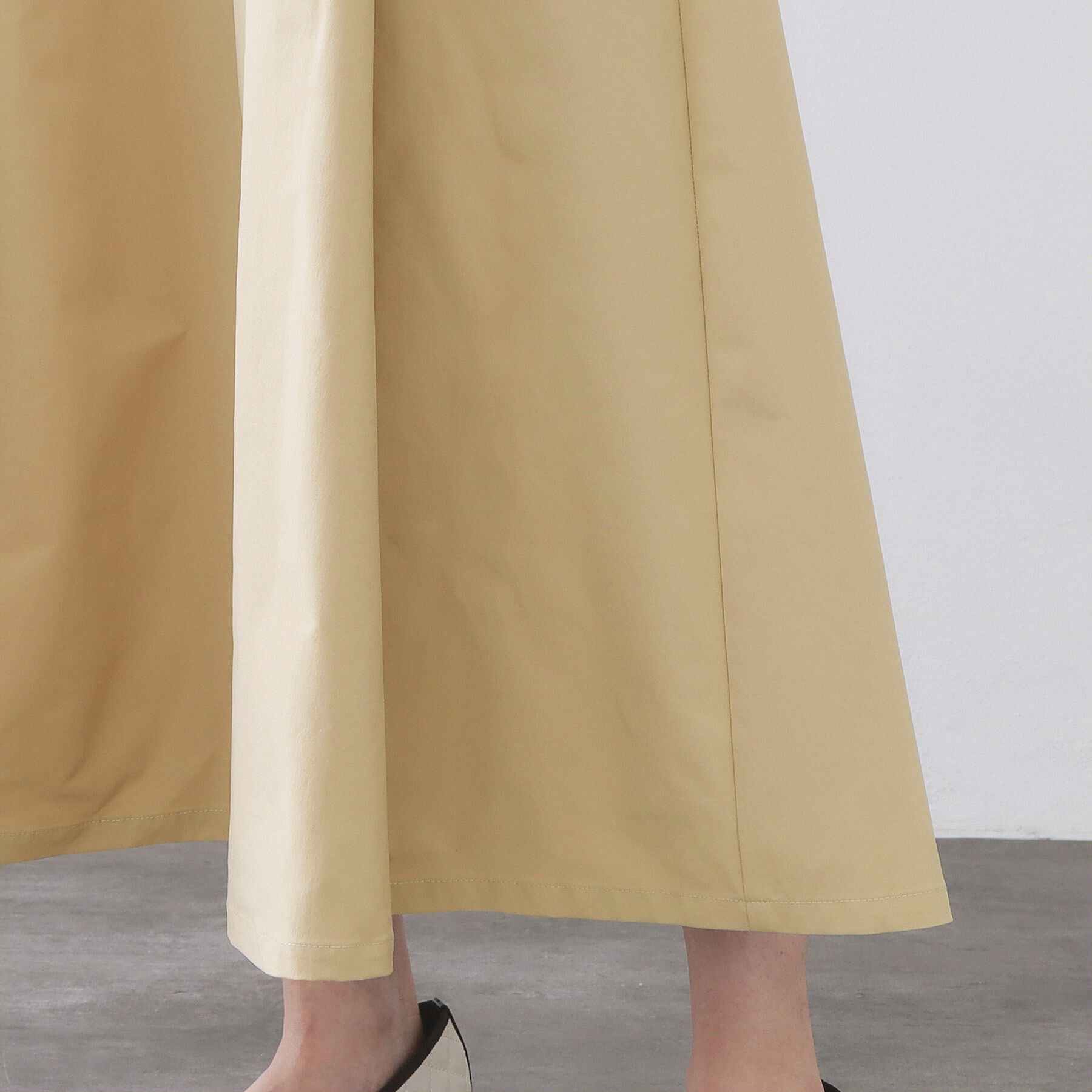 OPAQUE.CLIP「ポケットデザインフレアスカート【洗濯機OK】」|スカート|