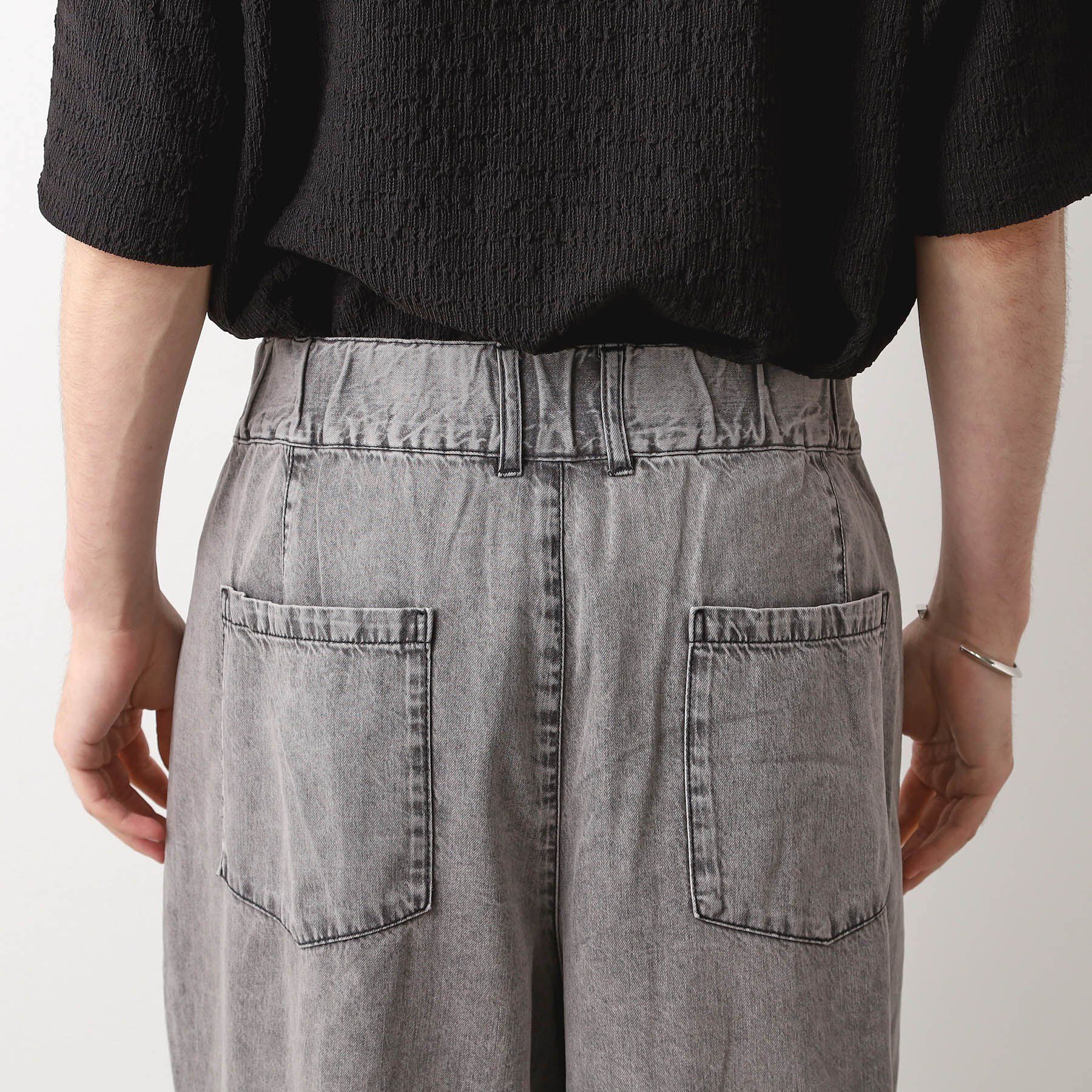 THE SHOP TK「ツータックワイドデニムパンツ」|その他|