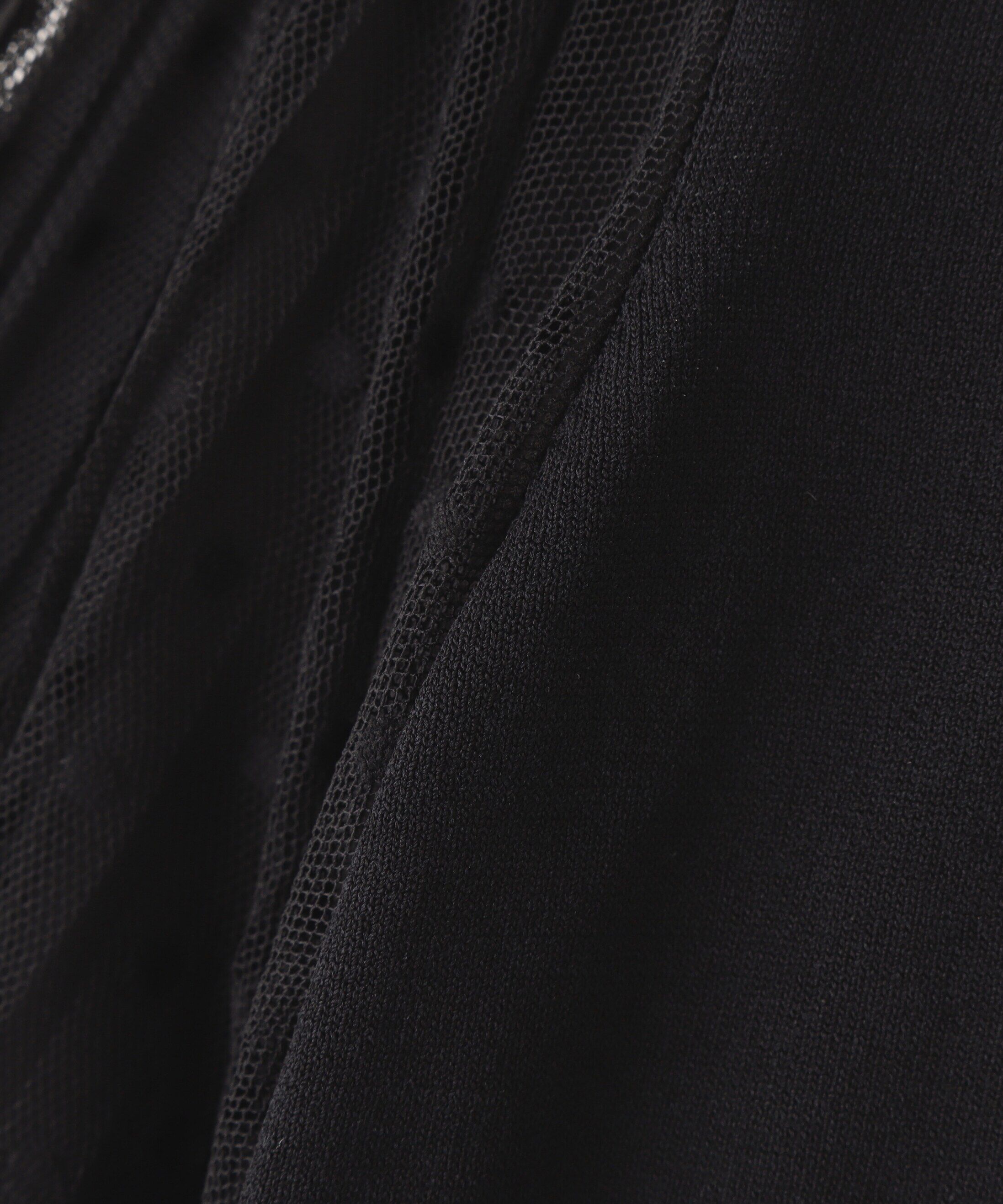  「ドットチュールスリーブニット」|ニット・セーター|