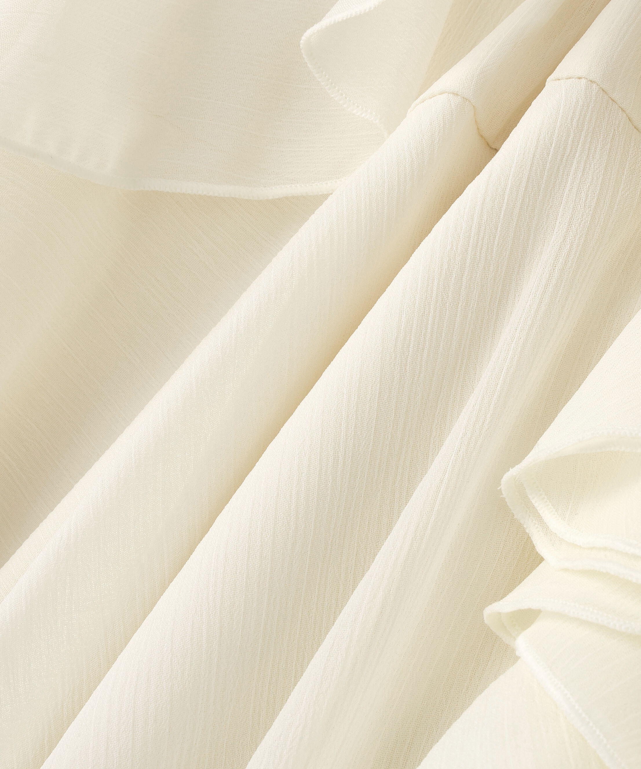  「ラッフルフリルチュニックブラウス」|シャツ・ブラウス|