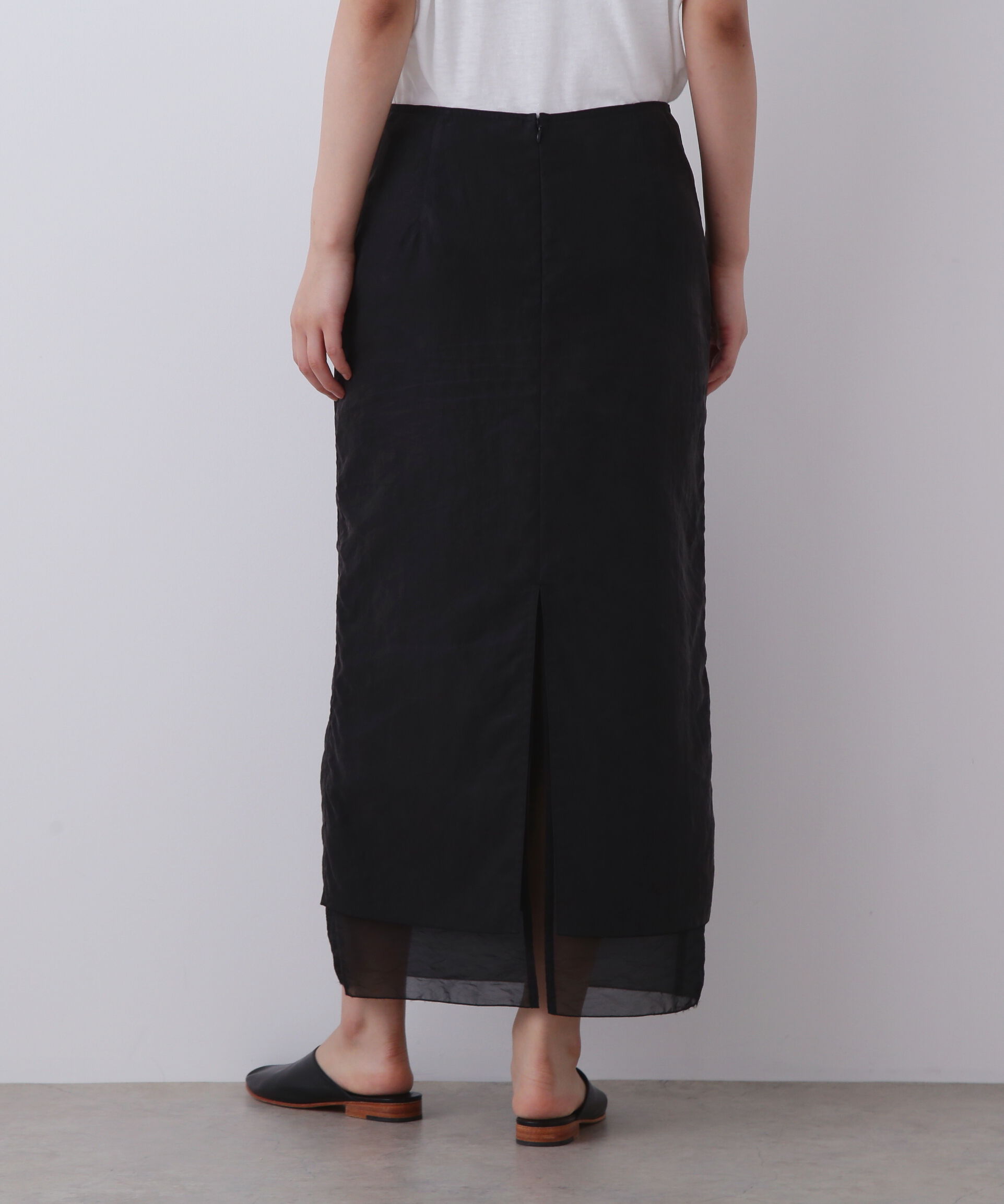 YLEVE 「YLEVE / FIBRIL LAYERED SKIRT」|スカート|