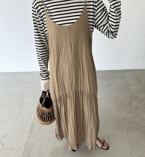 Doux archives「割繊キャミワンピース」|ワンピース|