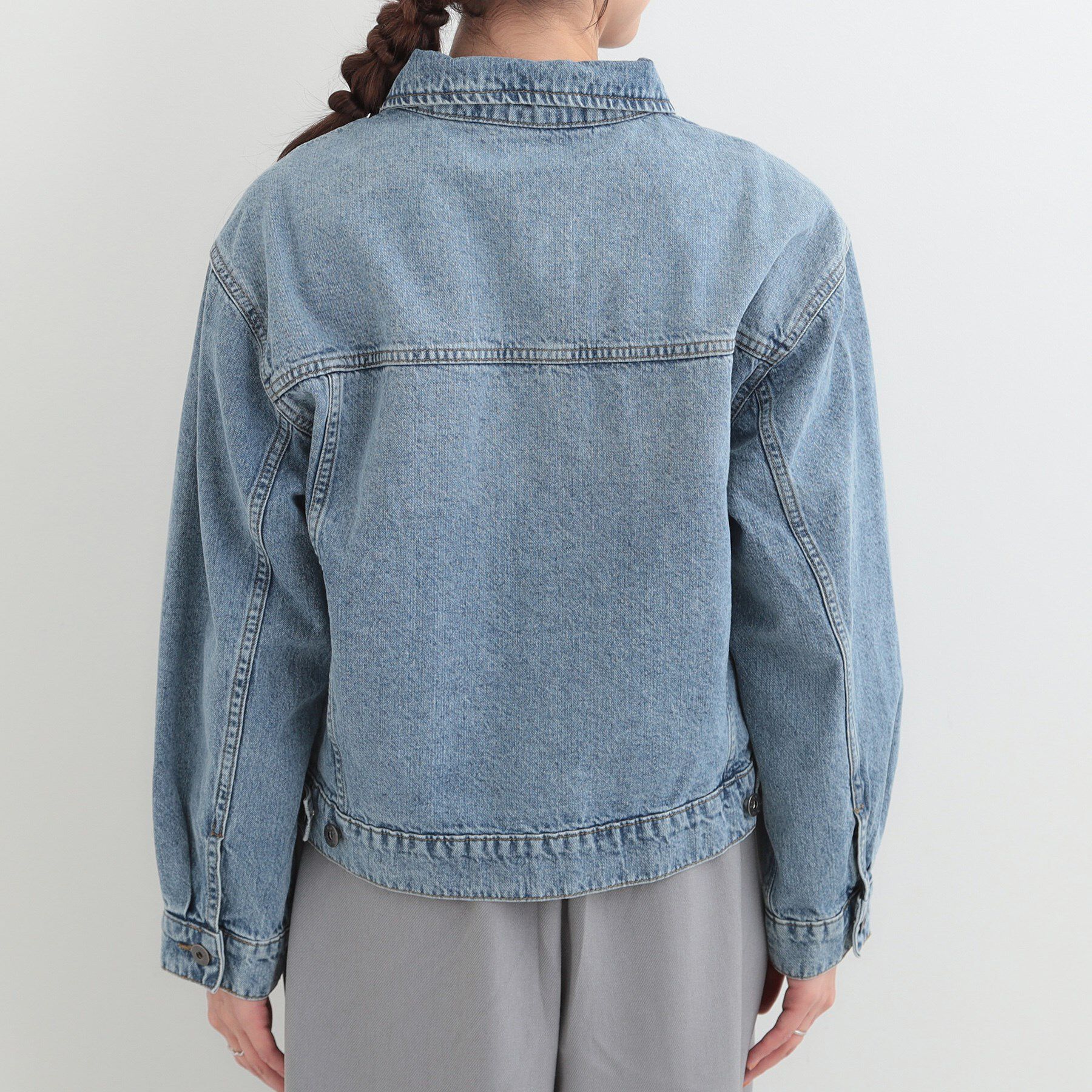 SHOO･LA･RUE「【SHOO・LA・RUE DENIM】ゆったりシルエットで大人カジュアル  ゆるGジャン」|デニムジャケット|