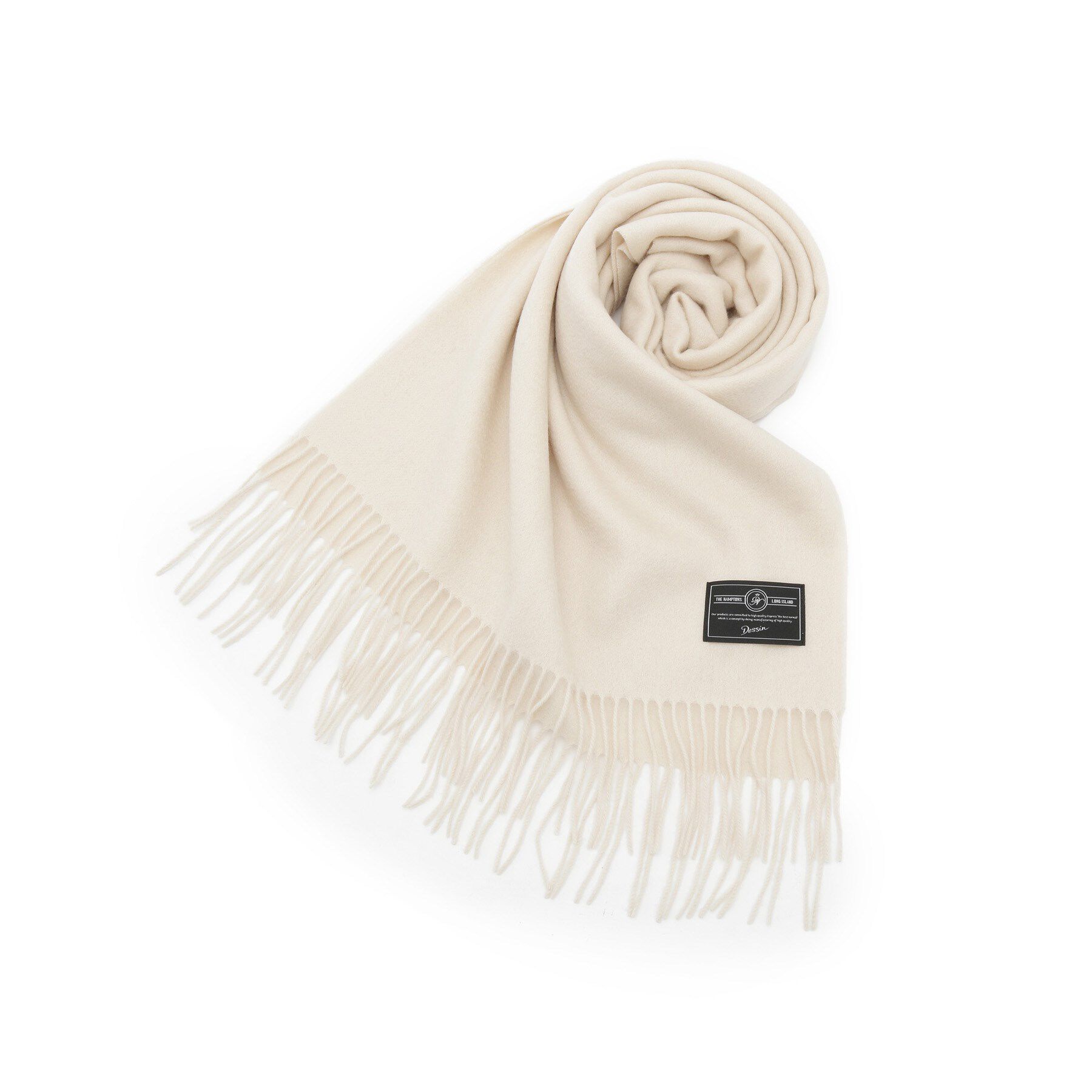 Dessin「ソリッドマフラー」|ストール|アイボリー(004)