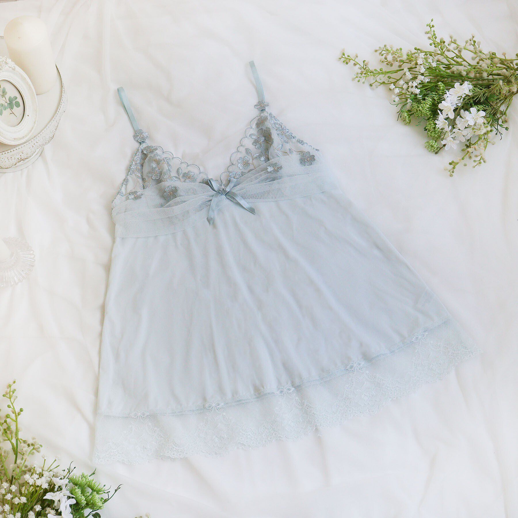 Risa Magli「マリーナ キャミソール」|キャミソール|サックスブルー(09