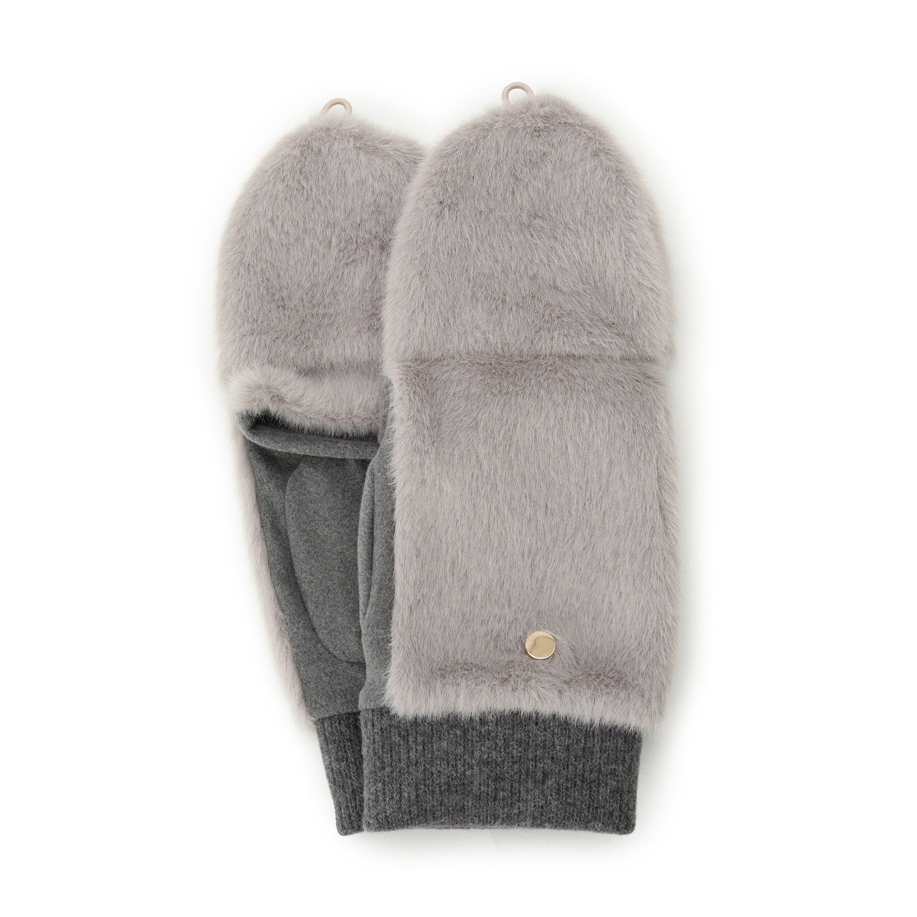 ITS&rsquo;DEMO「ファーかぶせミトン」|手袋|