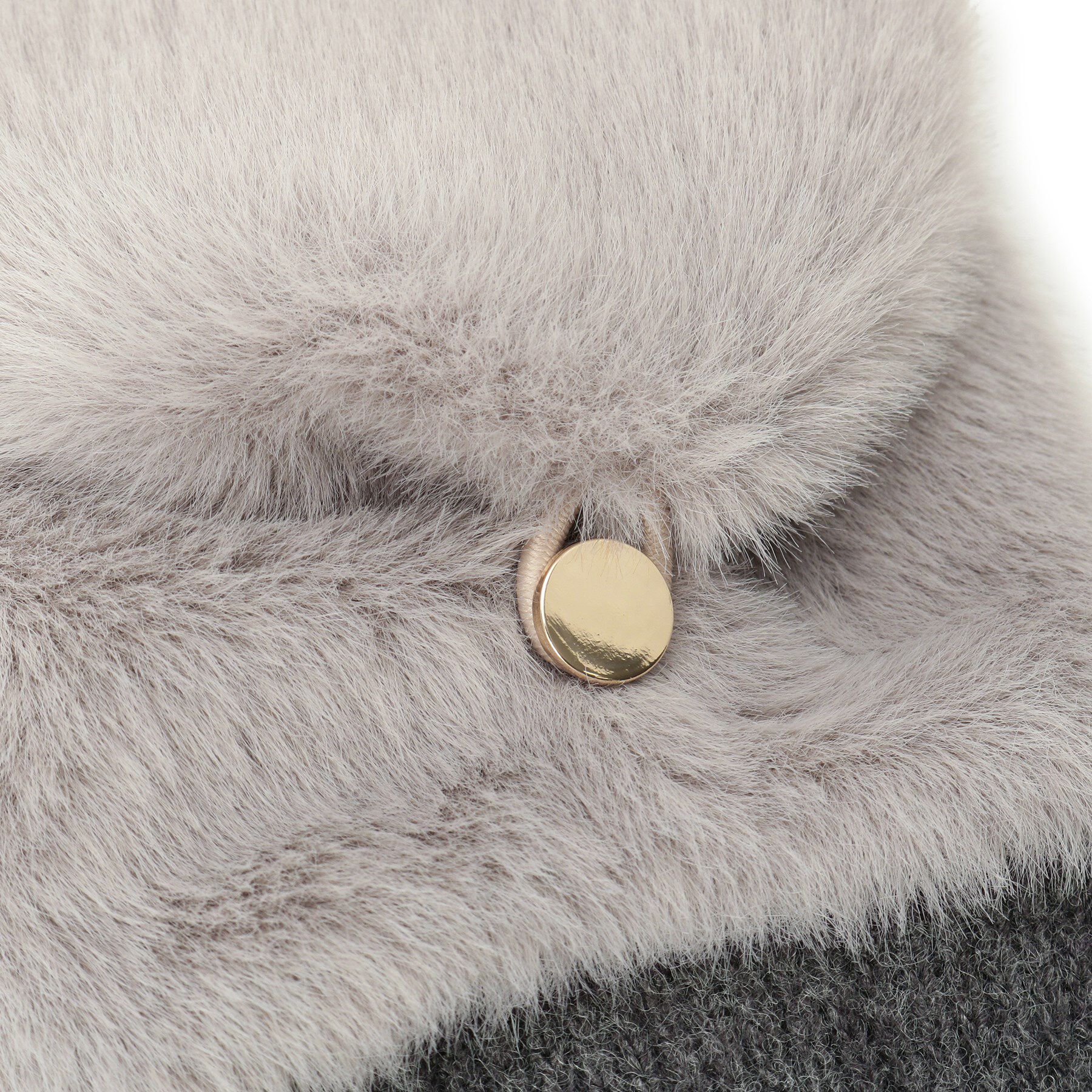 ITS&rsquo;DEMO「ファーかぶせミトン」|手袋|