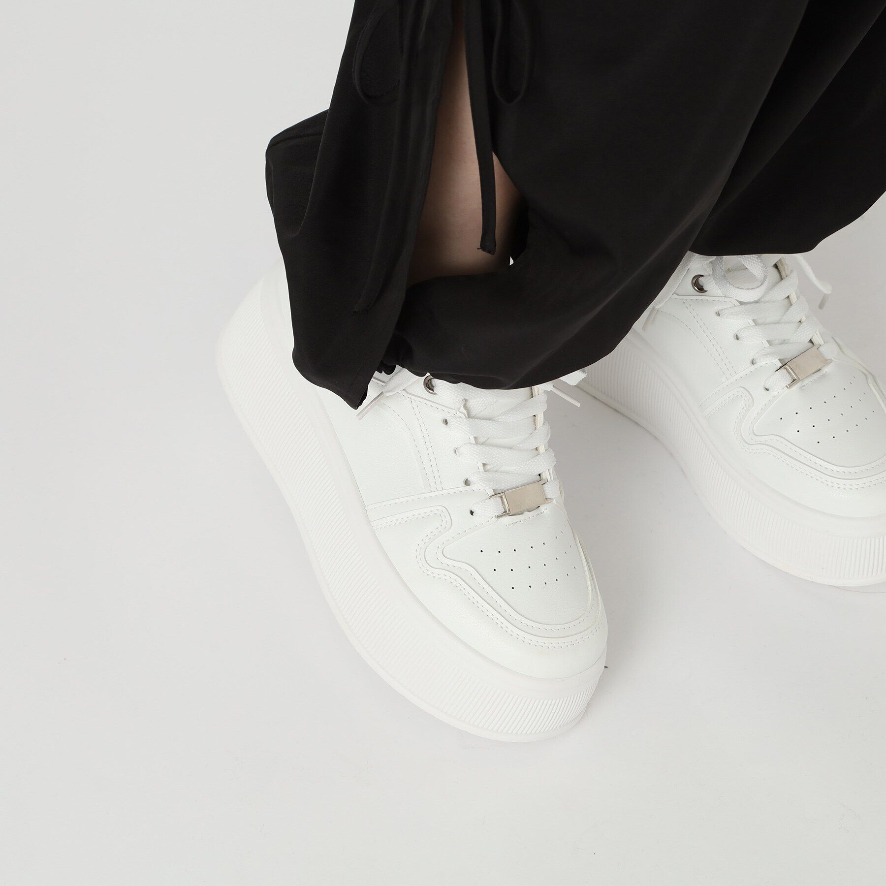 csT&P「厚底 プラットフォームコートタイプ スニーカー」|スニーカー|