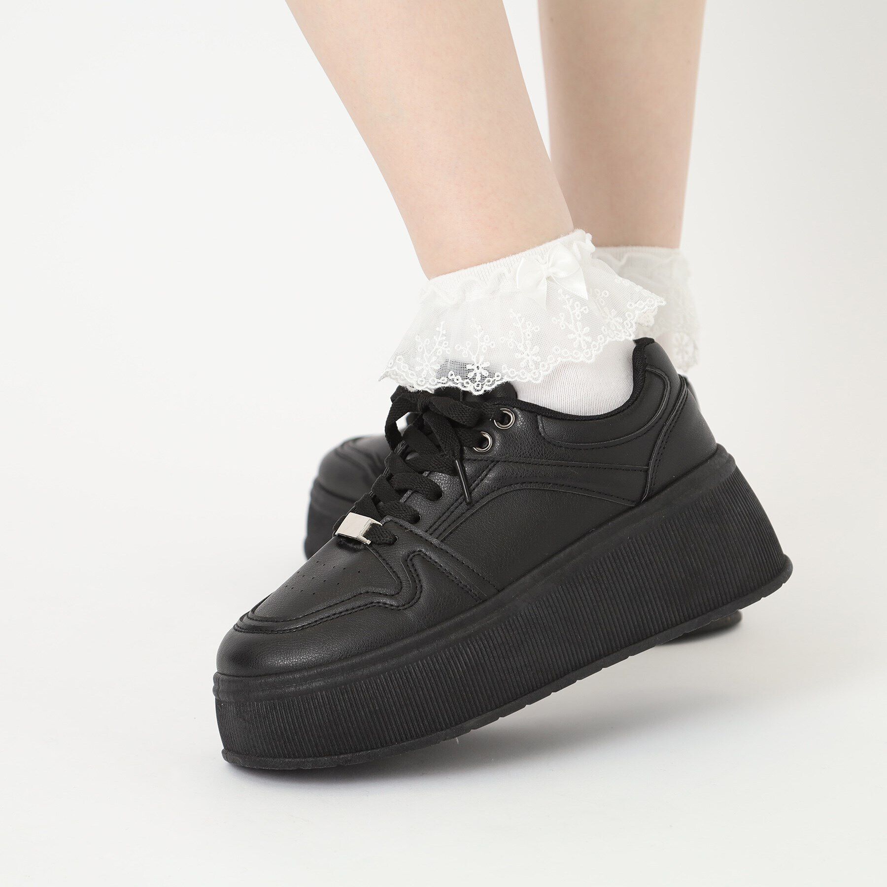 csT&P「厚底 プラットフォームコートタイプ スニーカー」|スニーカー|