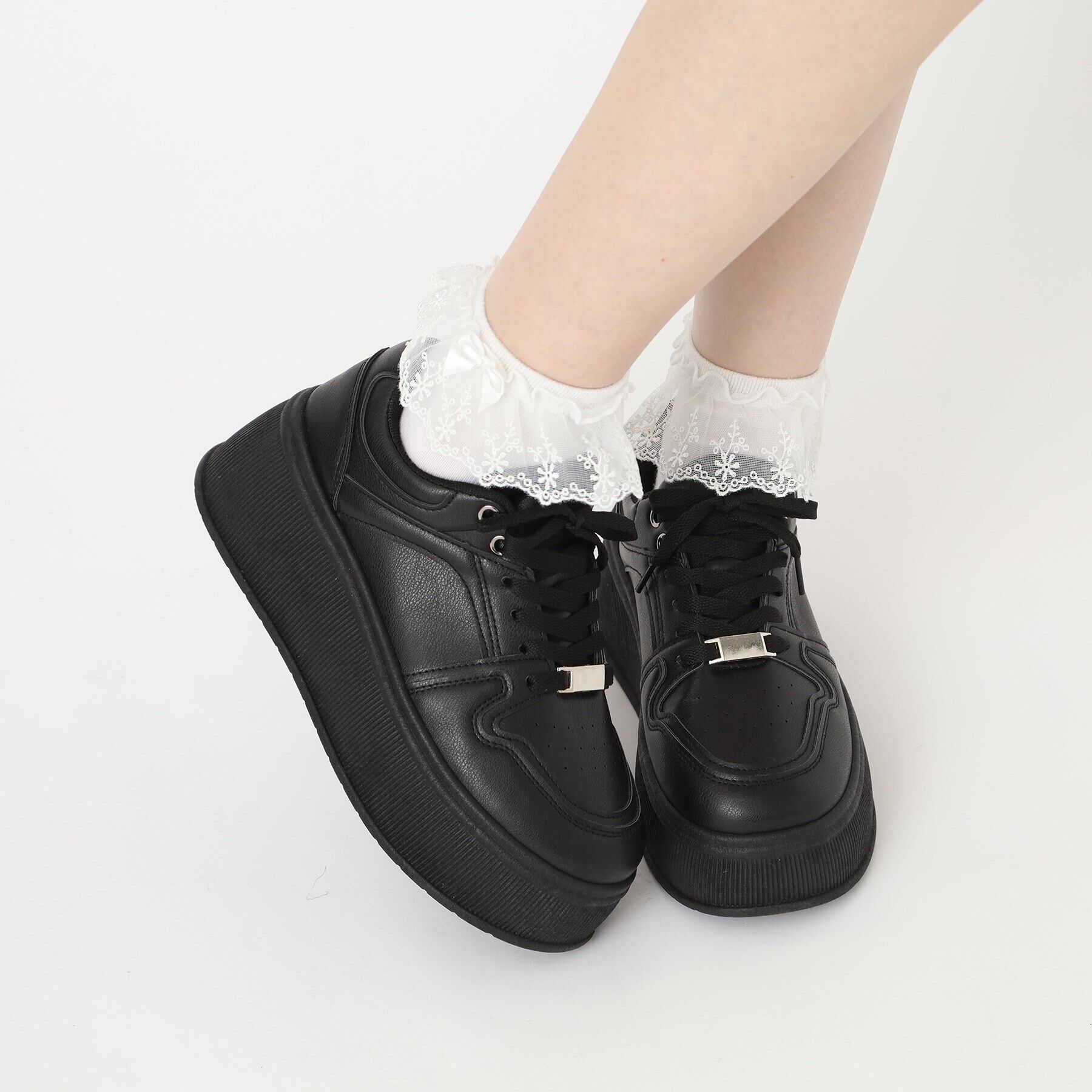 csT&P「厚底 プラットフォームコートタイプ スニーカー」|スニーカー|