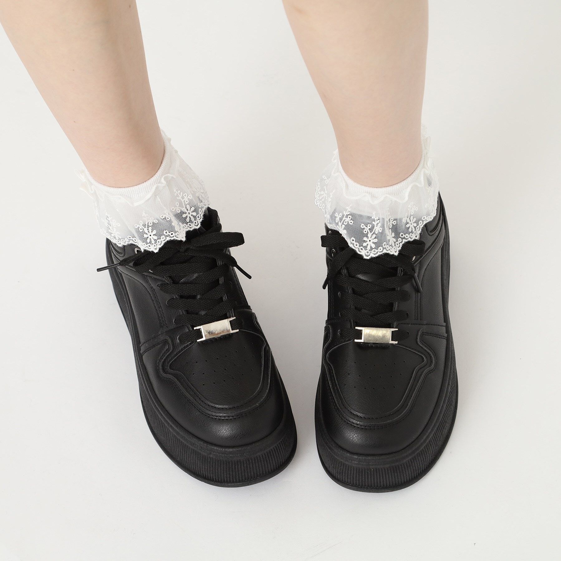 csT&P「厚底 プラットフォームコートタイプ スニーカー」|スニーカー|