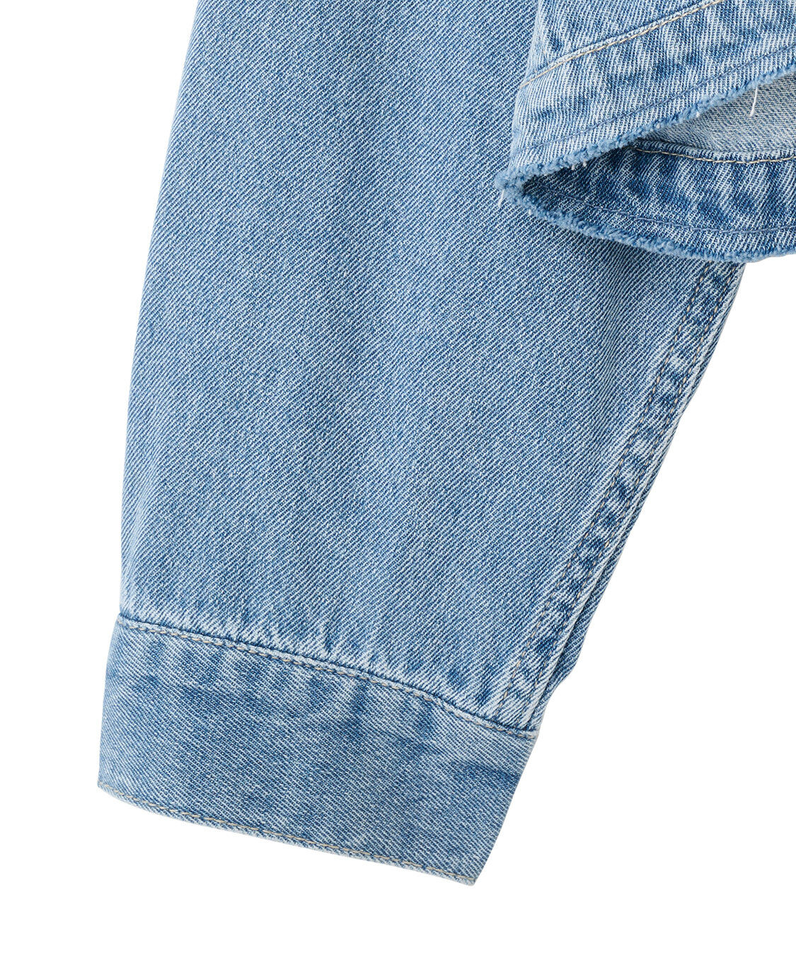 COCO DEAL「リメイク風ノーカラーGジャン」|デニムジャケット|