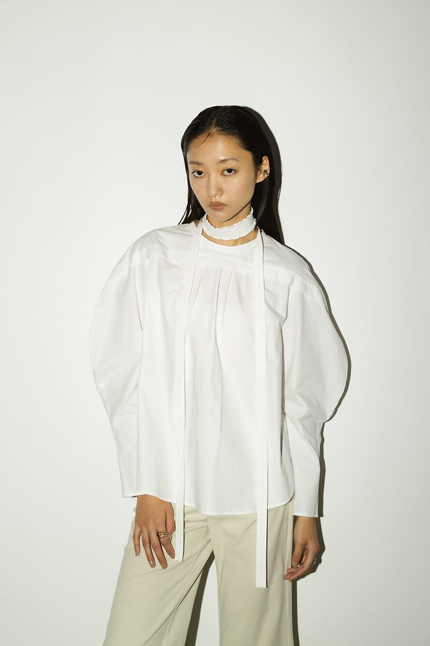 STYLEMIXER「フリルチョーカーセットブラウス」|シャツ・ブラウス|