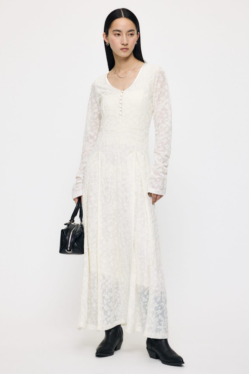 MOUSSY「SCOOP NECK MAXI ドレス」|ワンピース|IVOY3