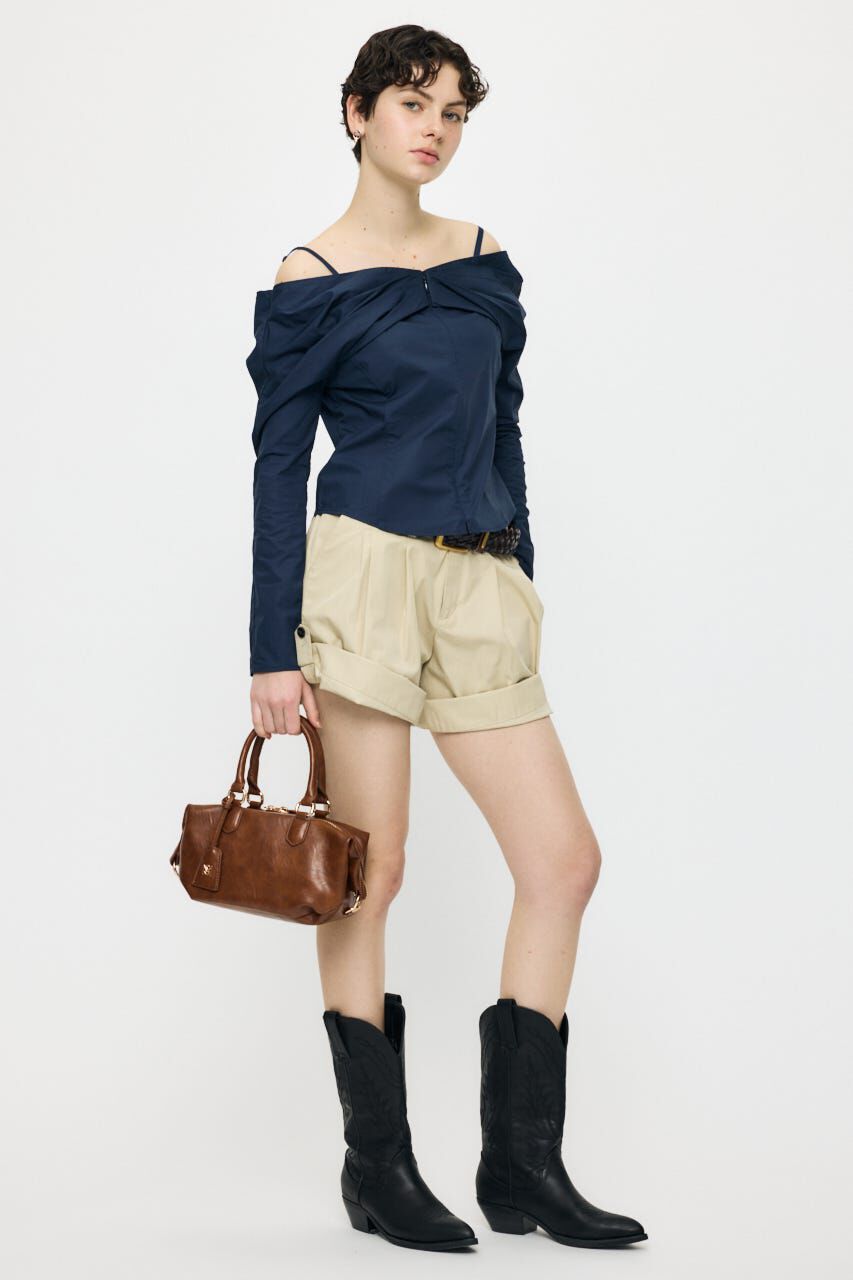 MOUSSY「RIBBON OFF SHOULDER  ブラウス」|その他|