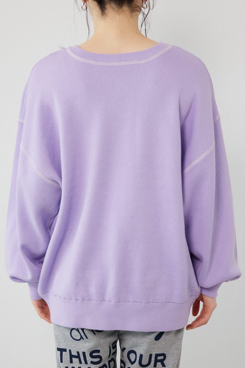 RODEO CROWNS「スウェットライク2wayネックニットトップス」|ニット・セーター|