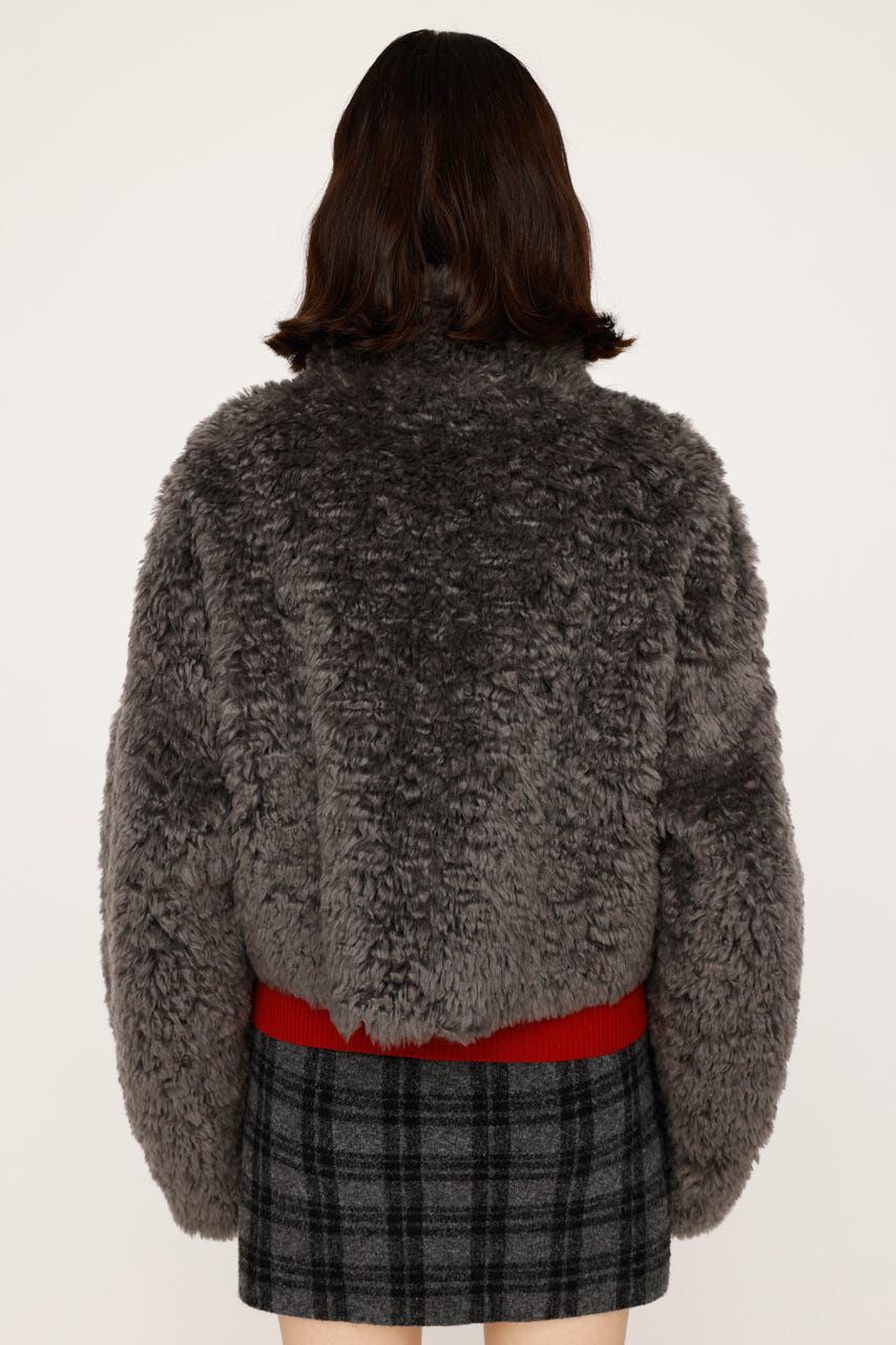 SLY「CURLED BOA ブルゾン」|ブルゾン・スタジャン|