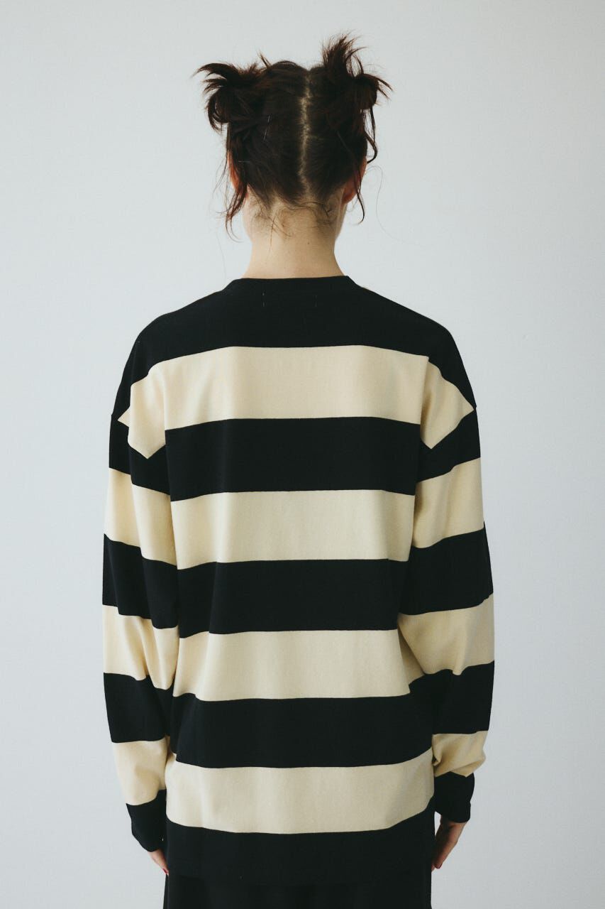 HeRIN.CYE「Border cut tops」|Tシャツ・カットソー|