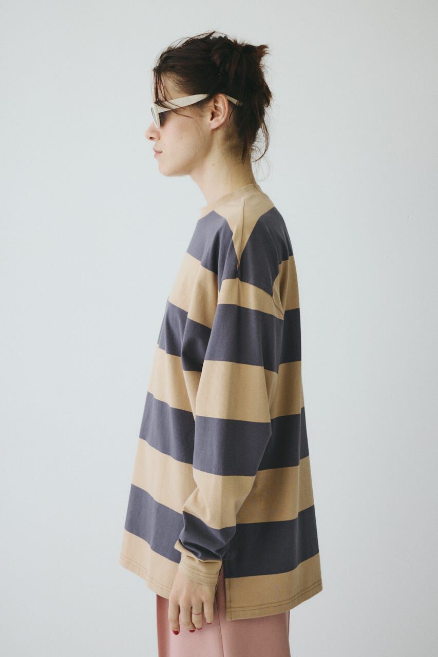 HeRIN.CYE「Border cut tops」|Tシャツ・カットソー|