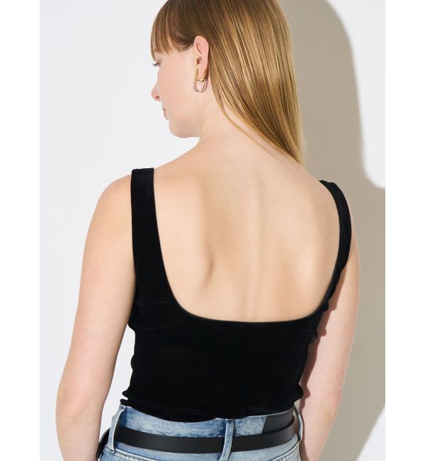 ELENDEEK「FROCKY TULLE PAD TANK」|タンクトップ|