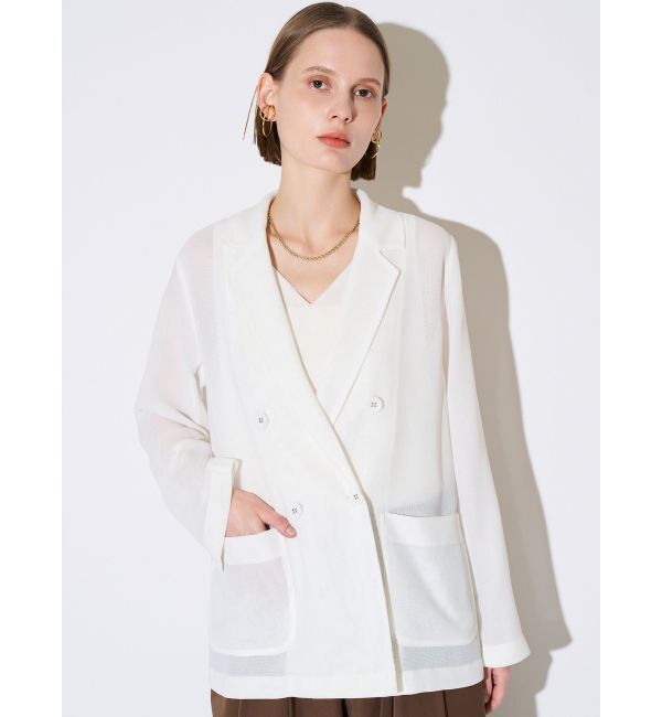 ELENDEEK「SHEER JK」|テーラードジャケット|
