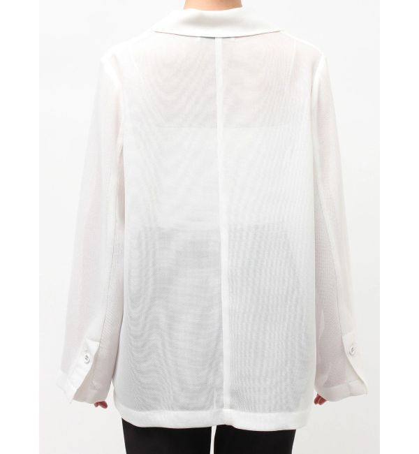 ELENDEEK「SHEER JK」|テーラードジャケット|