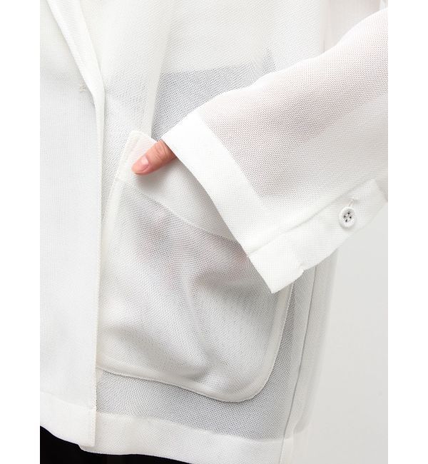 ELENDEEK「SHEER JK」|テーラードジャケット|