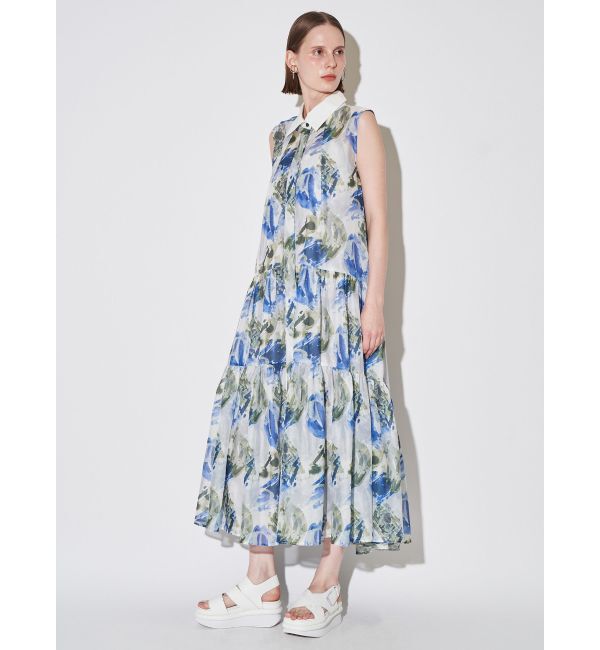 ELENDEEK「SHADE FLOWER TIERED OP」|ワンピース|