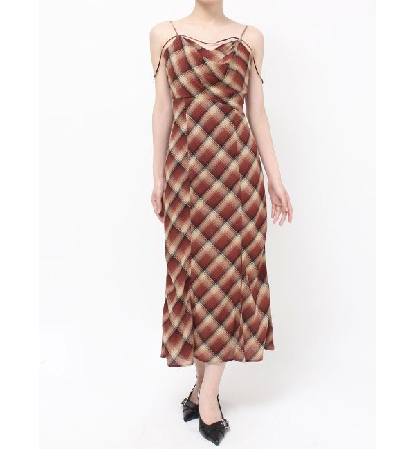 RESEXXY「ドレープストリングキャミワンピース」|ワンピース|