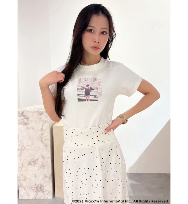 MERCURYDUO「【EMILY IN PARISコラボ】バーティカルフォトTシャツ」|Tシャツ・カットソー|