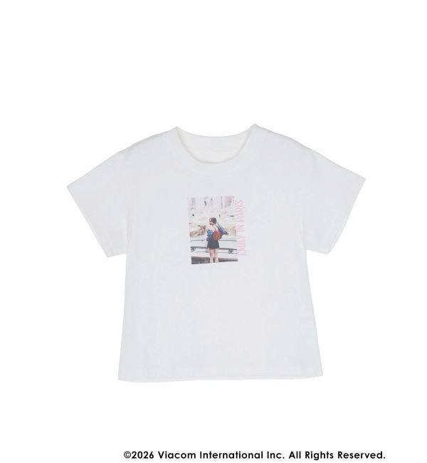 MERCURYDUO「【EMILY IN PARISコラボ】バーティカルフォトTシャツ」|Tシャツ・カットソー|