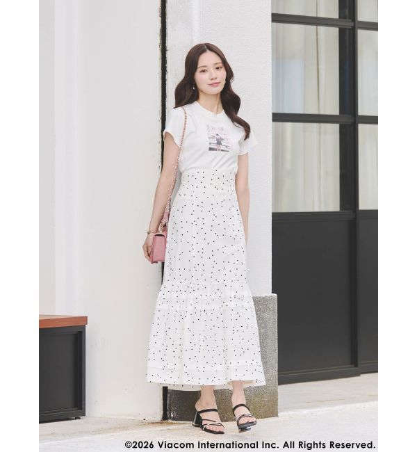 MERCURYDUO「【EMILY IN PARISコラボ】バーティカルフォトTシャツ」|Tシャツ・カットソー|