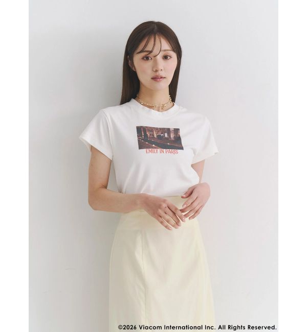 MERCURYDUO「【EMILY IN PARISコラボ】グラフィックロゴTシャツ」|Tシャツ・カットソー|