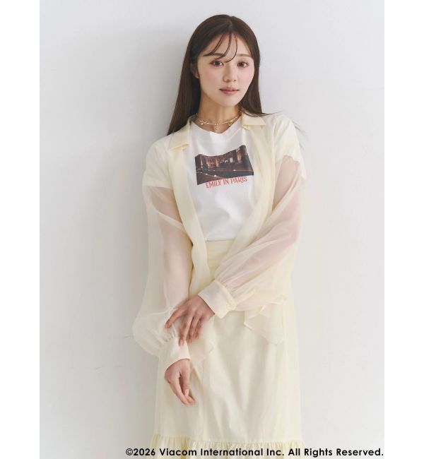 MERCURYDUO「【EMILY IN PARISコラボ】グラフィックロゴTシャツ」|Tシャツ・カットソー|