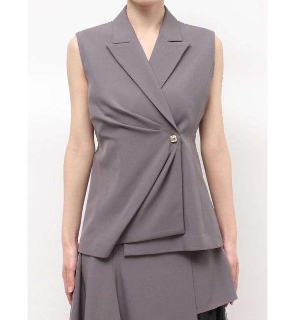 MERCURYDUO「アシメドレープジレ」|ベスト・ジレ|