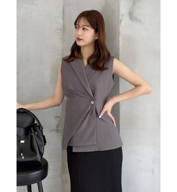 MERCURYDUO「アシメドレープジレ」|ベスト・ジレ|