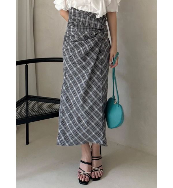 MERCURYDUO「ツイストアシメナロースカート」|スカート|