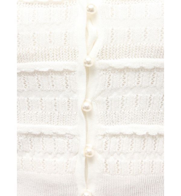 MERCURYDUO「スカシアミカーデニット」|カーディガン|