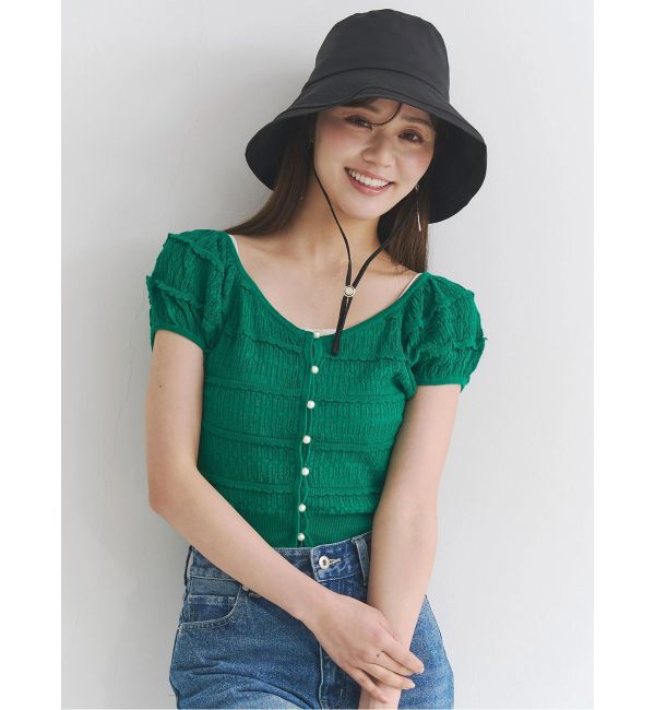 MERCURYDUO「スカシアミカーデニット」|カーディガン|