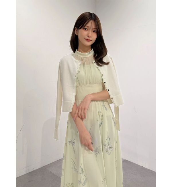 MERCURYDUO「UVカット加工クルーネックカーディガン」|カーディガン|