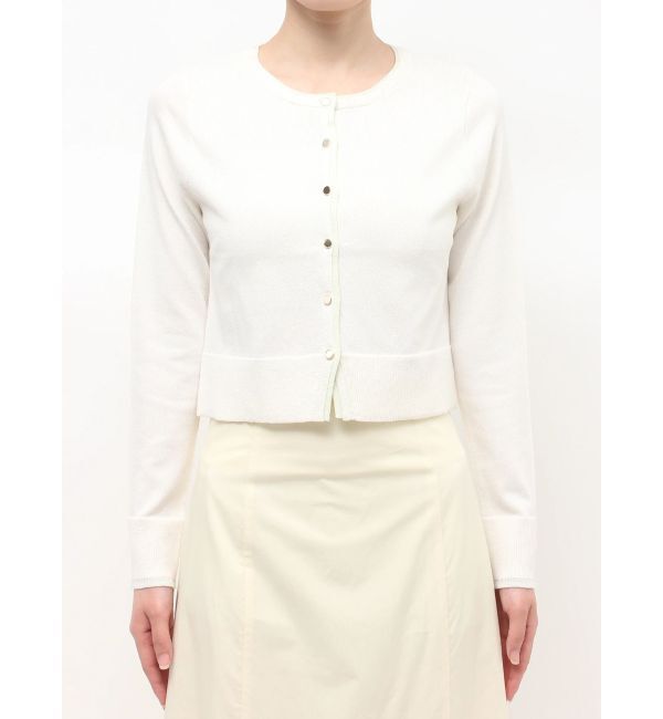 MERCURYDUO「UVカット加工クルーネックカーディガン」|カーディガン|