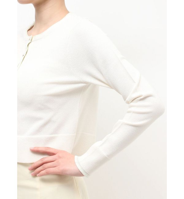 MERCURYDUO「UVカット加工クルーネックカーディガン」|カーディガン|