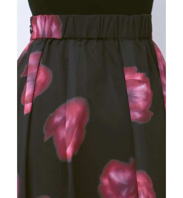 MURUA「ニュアンスフラワープリントスカート」|スカート|