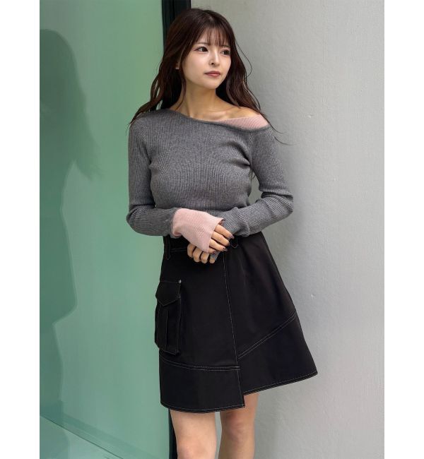 MURUA「アシメチノミニスカート」|スカート|