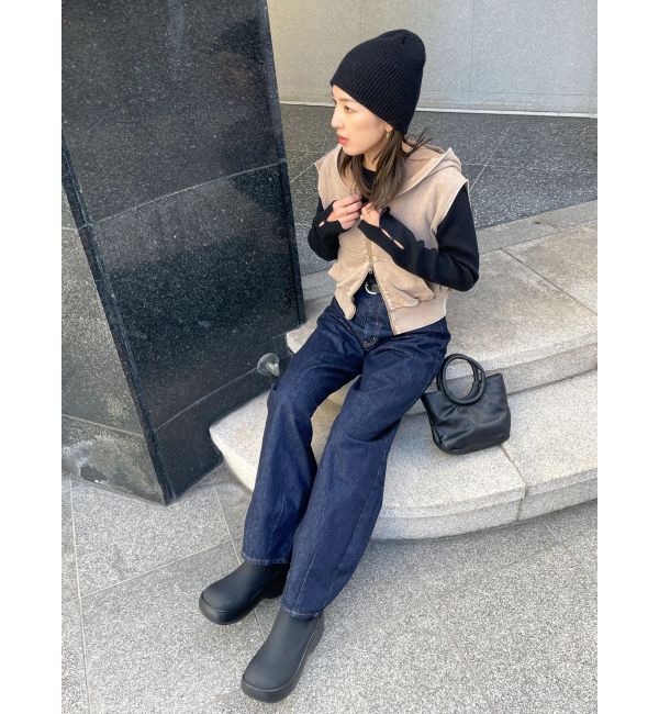 Ungrid「ヴィンテージウォッシュジップノースリパーカー」|パーカー|